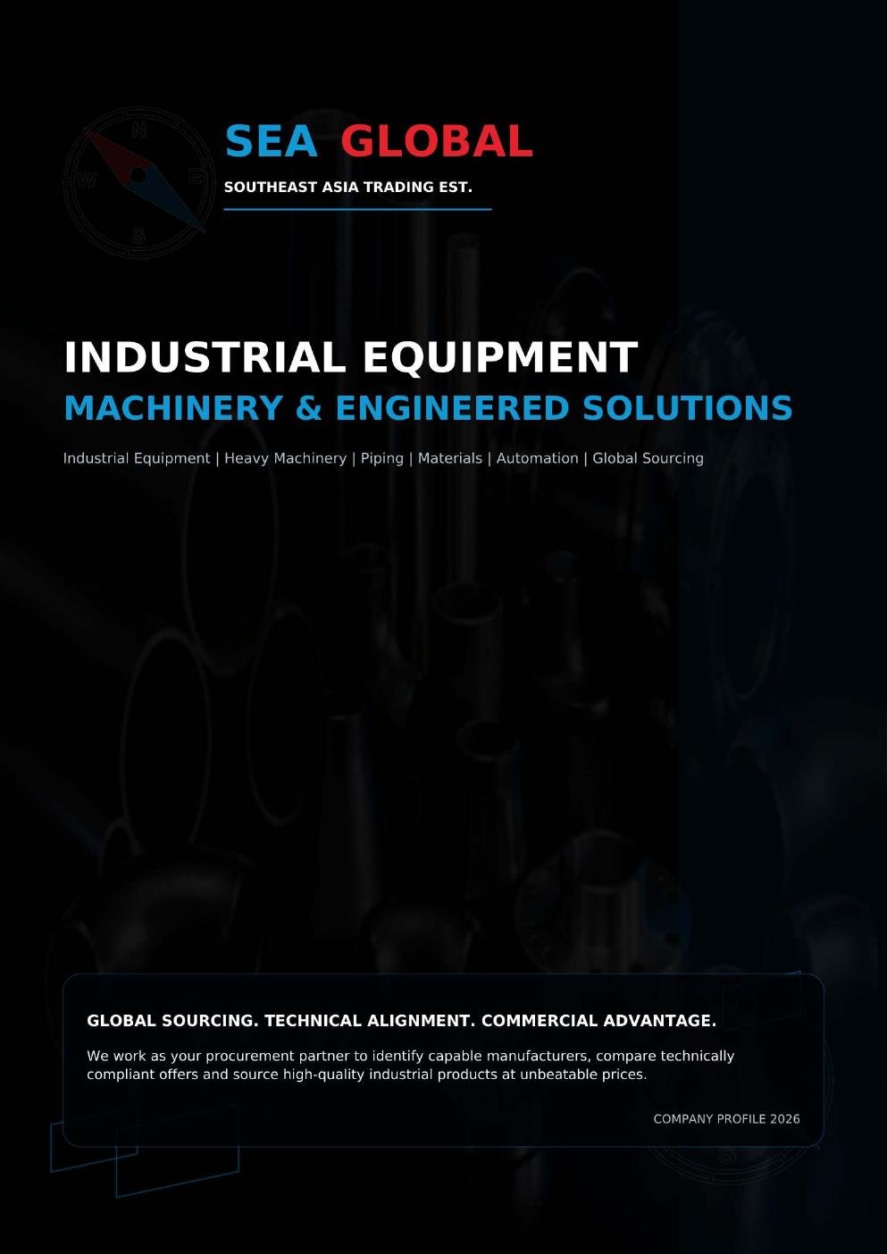 SEA Global Corporate Brochure 2026 cover